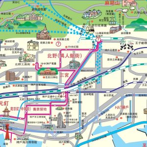 [旅遊計劃] 大阪/神戶/京都/轉車/地圖
